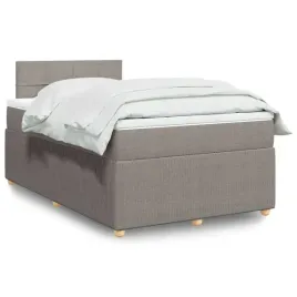 vidaxl-lozko-kontynentalne-z-materacem-taupe-120x190-cm-tkanina