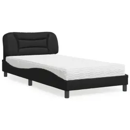 vidaxl-lozko-z-materacem-czarne-100x200-cm-sztuczna-skora