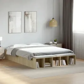 vidaxl-rama-lozka-dab-sonoma-120x190-cm-material-drewnopochodny