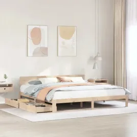 vidaxl-rama-lozka-z-szufladami-200x200-cm-lite-drewno-sosnowe