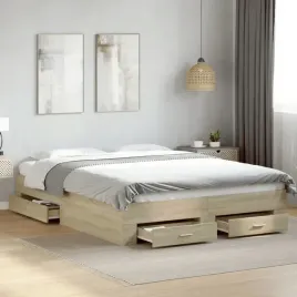 vidaxl-rama-lozka-z-szufladami-dab-sonoma-150x200-cm