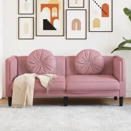vidaxl-sofa-2-osobowa-z-poduszkami-rozowa-aksamit