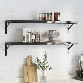 vidaxl-polki-scienne-2-szt-100x235-cm-czarna-stal-nierdzewna