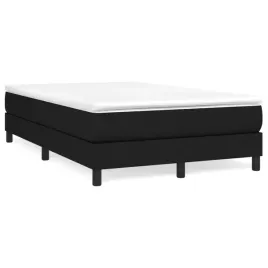 vidaxl-lozko-kontynentalne-z-materacem-czarne-120x190-cm-tkanina