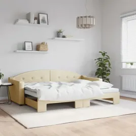 vidaxl-lezanka-rozsuwana-kremowa-80x200-cm-tkanina