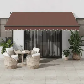 vidaxl-recznie-zwijana-markiza-brazowa-400x350-cm