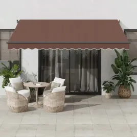 vidaxl-recznie-zwijana-markiza-z-led-brazowa-400x350-cm