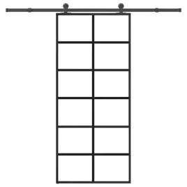 vidaxl-drzwi-przesuwne-z-osprzetem-90x205-cm-szklo-esg-i-aluminium