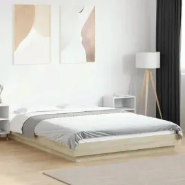 vidaxl-rama-lozka-z-led-dab-sonoma-140x190-cm