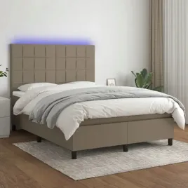 vidaxl-lozko-kontynentalne-z-materacem-taupe-140x200-cm-tkanina