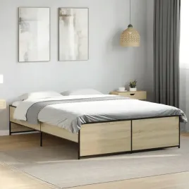 vidaxl-rama-lozka-dab-sonoma-120x190-cm-material-drewnopochodny