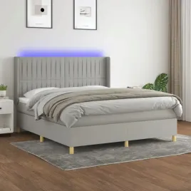 vidaxl-lozko-kontynentalne-z-materacem-jasnoszare-160x200cm-tkanina
