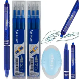 pilot-frixion-zestaw-dlugopis-scieralny-6-swiezych-wkladow-nieb-gumka