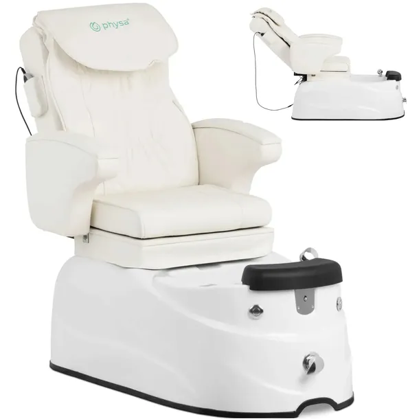Fotel podologiczny do pedicure z masażem i brodzikiem elektryczny 105 W - b