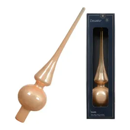 brzoskwiniowy-szklany-blyszczacy-szpic-choinkowy-czubek-na-choinke-26-cm
