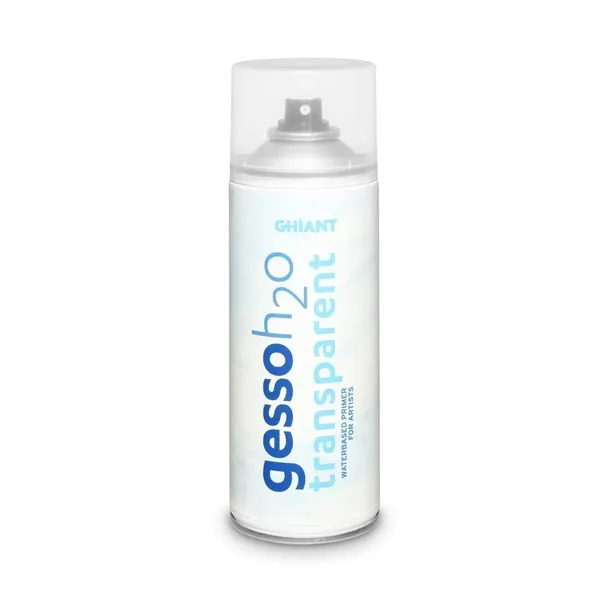 Grunt akrylowy gesso w spray'u GHIANT– 400ml (transparentne)