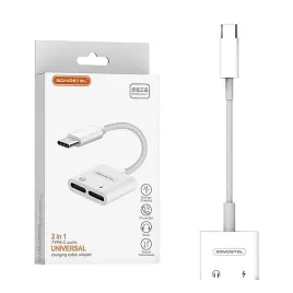 adapter-hf-typ-c-somostel-bialy-sms-bz06-audio-usb-c-zasilanie