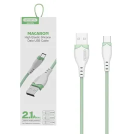 kabel-usb-typ-c-2-1a-somostel-zielony-2100mah-quick-charger-1-2m-powerline