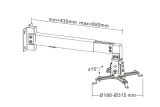 uchwyt-scienny-sufitowy-cabletech-uch0148-do-projektora-stan-nowy