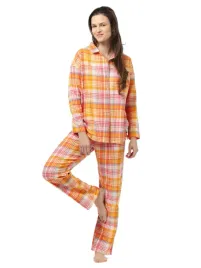 key-rozpinana-pizama-damska-flanelowa-lns-473-xl
