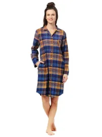 key-rozpinana-koszula-nocna-lnd-481-flanelowa-s