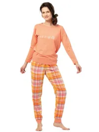 key-dluga-pizama-damska-lns-667-bawelna-m
