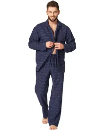 key-rozpinana-pizama-meska-mns-457-flanelowa-xl