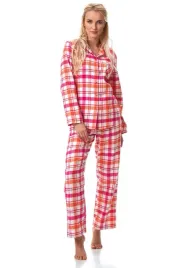 key-pizama-damska-rozpinana-lns-437-flanela-xl