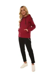 de-lafense-dres-damski-just-469-xl-bordo