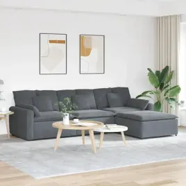 vidaxl-sofa-modulowa-z-podnozkiem-i-poduszkami-ciemnoszara