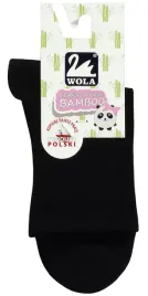 wola-skarpetki-damskie-bamboo-39-41-czarne