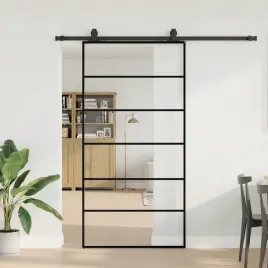 vidaxl-drzwi-przesuwne-z-zestawem-okuc-czarne-102x205-cm-esg-szklo