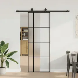 vidaxl-drzwi-przesuwne-z-zestawem-okuc-czarne-76x205-cm-esg-szklo