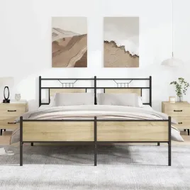 vidaxl-metalowa-rama-lozka-bez-materaca-dab-sonoma-160x200-cm