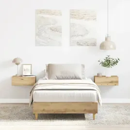 vidaxl-rama-lozka-bez-materaca-dab-rzemieslniczy-90x190-cm