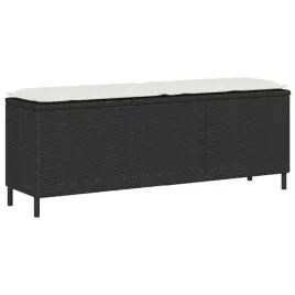 vidaxl-lawka-ogrodowa-z-poduszka-czarna-110x30x405-cm-polirattan