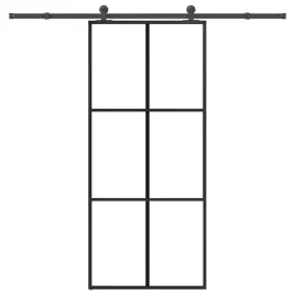 vidaxl-drzwi-przesuwne-z-osprzetem-90x205-cm-szklo-esg-i-aluminium
