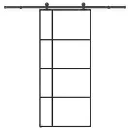 vidaxl-drzwi-przesuwne-z-osprzetem-90x205-cm-szklo-esg-i-aluminium