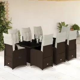 vidaxl-9-cz-zestaw-ogrodowych-mebli-bistro-z-poduszkami-brazowy