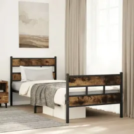 vidaxl-metalowa-rama-lozka-bez-materaca-przydymiony-dab-75x190-cm