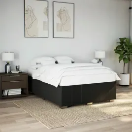 vidaxl-rama-lozka-bez-materaca-czarna-140x190-cm-obita-tkanina