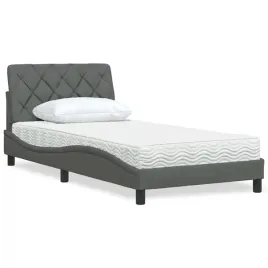 vidaxl-lozko-z-materacem-ciemnoszare-100x200-cm-obite-tkanina