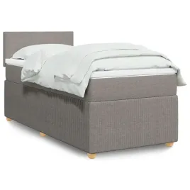vidaxl-lozko-kontynentalne-z-materacem-taupe-tkanina-90x200-cm