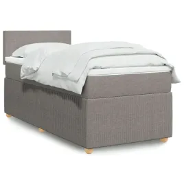 vidaxl-lozko-kontynentalne-z-materacem-taupe-tkanina-90x200-cm