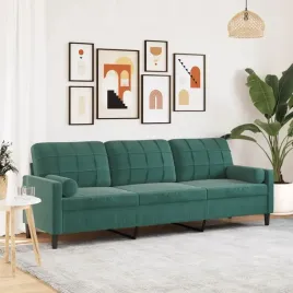 vidaxl-3-osobowa-sofa-z-poduszkami-ciemnozielona-210-cm-aksamit