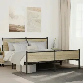 vidaxl-metalowa-rama-lozka-bez-materaca-dab-sonoma-160x200-cm