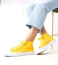 zolte-wysokie-trampki-ghanem