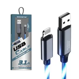 kabel-usb-iphone-3-1a-somostel-led-blue-3100mah-quick-charger-qc-1-2m-power