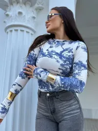 bluzka-by-me-skin-print-dior-granatowa