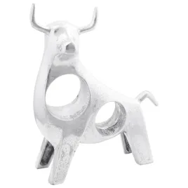 rzezba-byka-vidaxl-srebrna-22x95x34-cm-aluminium